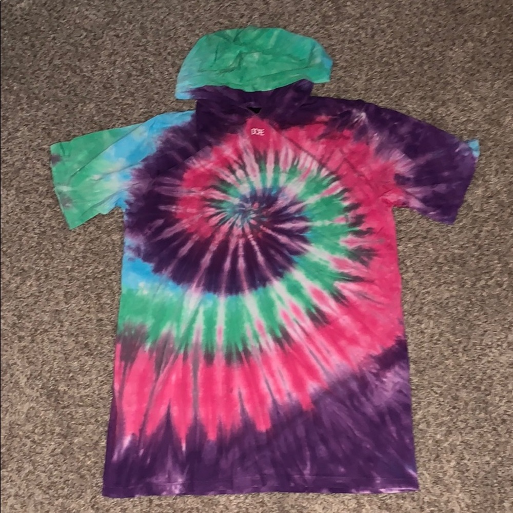 Tie dye hoodie T-shirt